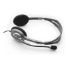 Logitech H110 Wired Headset, Stereo Headphones with Noise-Cancelling Microphone
