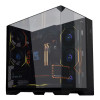Lian Li O11 Vision Compact Tempered Glass Mid Tower Gaming PC Case - Black
