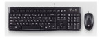 Logitech MK120 Keyboard & Mouse Combo - Black