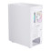 1st Player Go6-WH-4FS1 Tempered Glass Mid Tower Gaming Case - White with RGB Fans