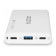 DICOTA D32056 65W 3-Port USB-C/USB-A Fast Charging Power Adapter - White