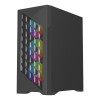 Vida Typhoon ATX ARGB Tempered Glass Gaming PC Case - Black