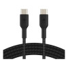 Belkin BoostCharge Braided USB-C to USB-C Cable 60W - Black