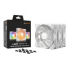 be quiet! Light Wings LX High Speed 120mm ARGB PWM Case Fan - White Triple Pack