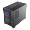 Antec Flux M Tempered Glass Mini Tower Gaming PC Case - Black