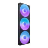NZXT F360 RGB Core 120mm Pc Case Fans Black Triple Pack