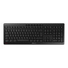 Cherry Stream Wireless 2.4 GHz USB 2.0 Full-size Keyboard - Black