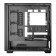 Antec Flux Wood Tempered Glass Mid Tower Gaming PC Case - Black