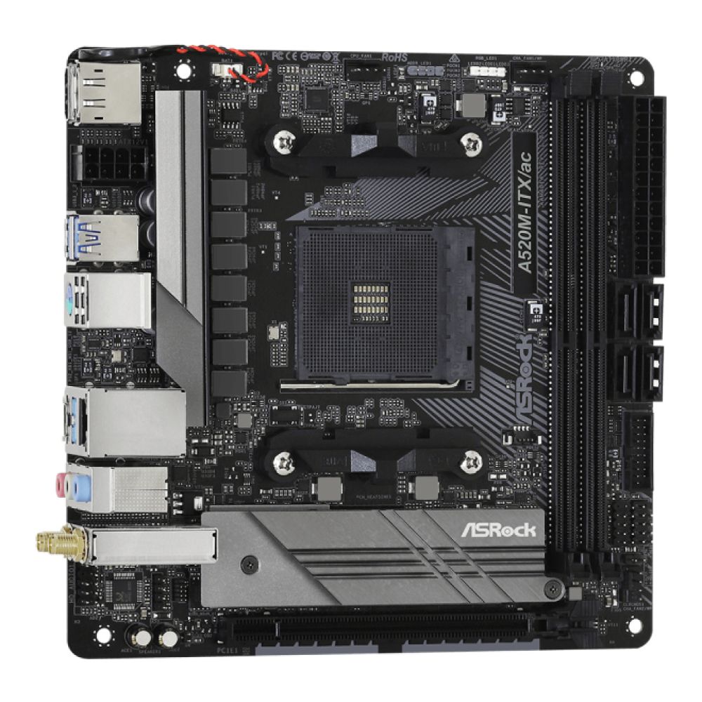 ASRock A520M-ITX/ac マザーボード mini-itx.com: ASRock A520M-ITX/ac motherboard