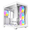 Antec C5 ARGB Tempered Glass Mid Tower Gaming PC Case - White