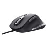 Trust Fyda Right-hand Wired Optical 5000 DPI Mouse - Black
