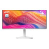 MSI Modern MD342CQPW 34" Curved QHD 120Hz 1ms USB-C Height Adjustable Monitor