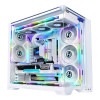 Lian Li O11 Vision Compact Tempered Glass Mid Tower Gaming PC Case - White