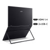 Refurbished Acer PD3 PD193QE Dual 18.5" Full HD USB-C & HDMI Foldable IPS Portable Monitor