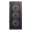 Antec AX26 RGB Elite Tempered Glass Mid Tower Gaming PC Case - Black