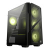 MSI MAG FORGE M110R AIRFLOW Tempered Glass Mini Tower ATX Gaming PC Case - Black