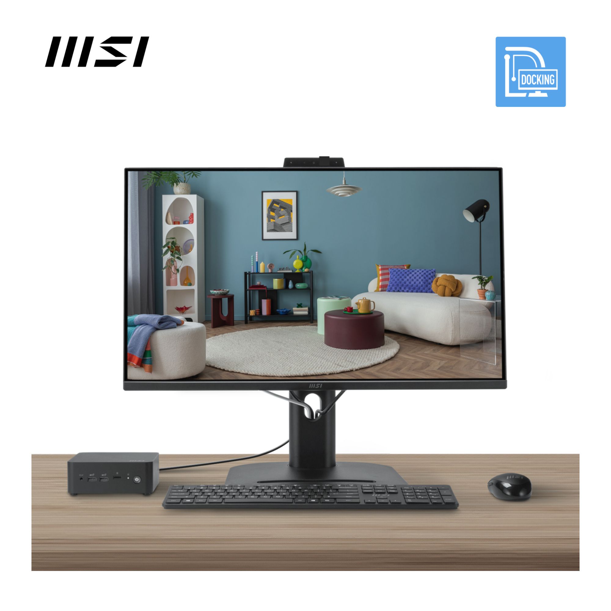 MSI PRO MP275QPDG 27 IPS QHD 100Hz USB-C Adjustable Monitor