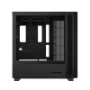 TRYX FLOVA F50 Tempered Glass Mid Tower Gaming PC Case - Black