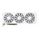 XFX AMD Radeon RX 9070 Quicksilver 16GB OC Graphics Card - White