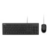 ASUS U2000 Copilot Full-size Wired Gaming Keyboard and Mouse Set - Black