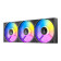 Antec Connect C120 120 ARGB Hydraulic Bearing Computer Case Fan 3 Pack - Black