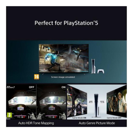 Sony BRAVIA XR 55-inch QLED Mini LED Smart TV with ultra-thin profile and modern aesthetic