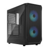 Fractal Design Focus 2 RGB Black ATX Mid Tower Tempered Glass PC Case