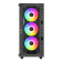 DeepCool CC560 ARGB V2 Mid Tower ATX Gaming PC Case with 4 x RGB Fans - Black