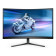 Philips Evnia 27M2C5500W/00 27" Curved Quad HD 144Hz 1ms Height Adjustable Gaming Monitor