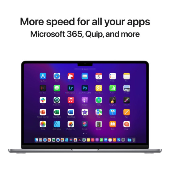 Silver Apple MacBook Air with 16GB RAM and fast 256GB SSD storage