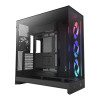 NZXT H9 Flow RGB (2025) Tempered Glass Dual Chamber Mid Tower PC Case - Black