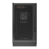 1st Player Go6-BK-4FS1 Tempered Glass Mid Tower Gaming Case - Black with RGB Fans