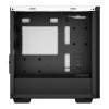 DeepCool CH370 WH Micro ATX Tempered Glass Gaming PC Case - White