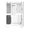 ASUS A32 PLUS ARGB Tempered Glass Dual-Chamber Mid-Tower Gaming PC Case - White