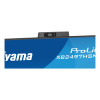 iiyama ProLite XB2497HSNH-B1 23.8" Full HD IPS 100Hz 1ms USB-C Height Adjustable Monitor with Speakers and Webcam - Matte Black