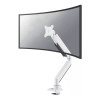 Neomounts NM-D775WHITEPLUS 10-49" Gas Spring Topfix 180°-Stop Desk Mount Single Monitor Arm - White