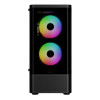 Gamdias TALOS E3 CG Mid Tower ATX Gaming PC Case with 3 x RGB Fans - Black