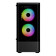 Gamdias TALOS E3 CG Mid Tower ATX Gaming PC Case with 3 x RGB Fans - Black