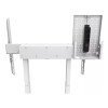 Neomounts WL55-875WH1 Move Lift Motorised Height-Adjustable Wall to Floor Stand 55"-100" Screen Size and Max Load 110KG