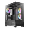 Antec CX700 ARGB Tempered Glass Mid Tower Gaming PC Case - Black