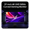 LG UltraGear 37G800A-B 37" UHD 4K 165Hz 1ms Freesync Premium Pro USB-C Height Adjustable Curved Gaming Monitor