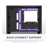 NZXT H3 Flow Tempered Glass Micro-ATX Gaming PC Case Black