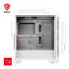 MSI MAG FORGE 320R AIRFLOW Tempered Glass Mid Tower PC Case - White