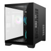 CiT Concept Black MATX Gaming Cube PC Case - Black