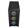Cooler Master Elite 301 Tempered Glass Mini Tower PC Case - Black