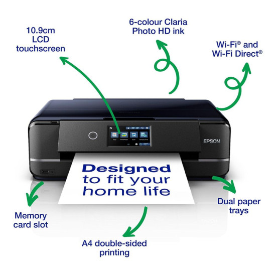 Epson Expression Photo XP-970 A3 Inkjet Printer with 5760 x 1440 DPI
