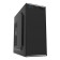 CiT Jet Stream Mid Tower PC Case with Silver Stripe 500W Power Supply - Black