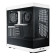 HYTE Y40 Mid Tower Panoramic Tempered Glass Gaming Case - Black and White