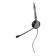 Jabra BIZ 2300 UC Mono USB Wired HD Voice Headset Air Shock Microphone - Black
