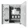 Corsair iCUE 5000X RGB Mid Tower Tempered Glass ATX Gaming PC Case - White